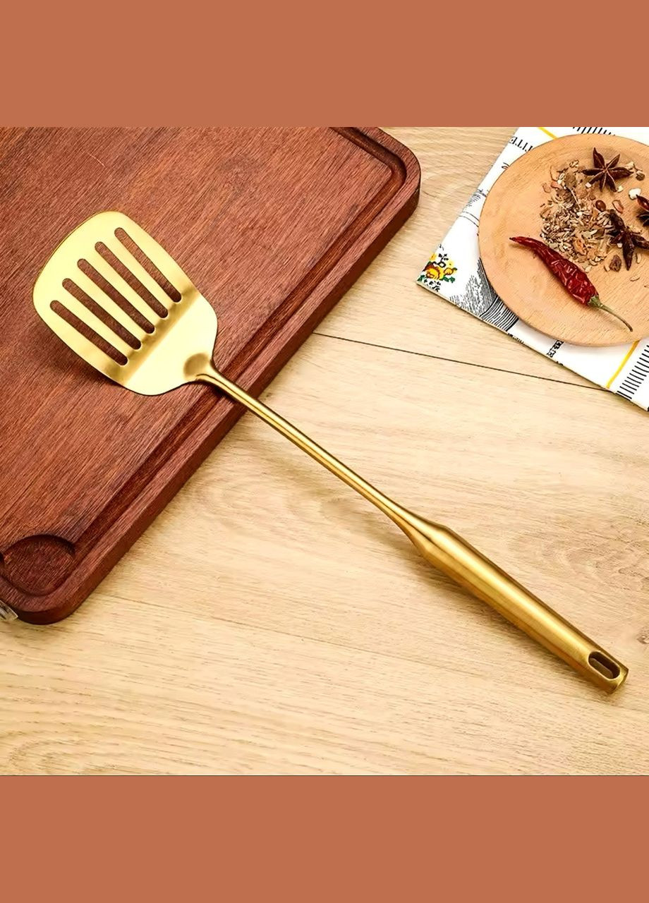 Набір кухонного приладдя 6 предметів Золото No Brand (307288800)