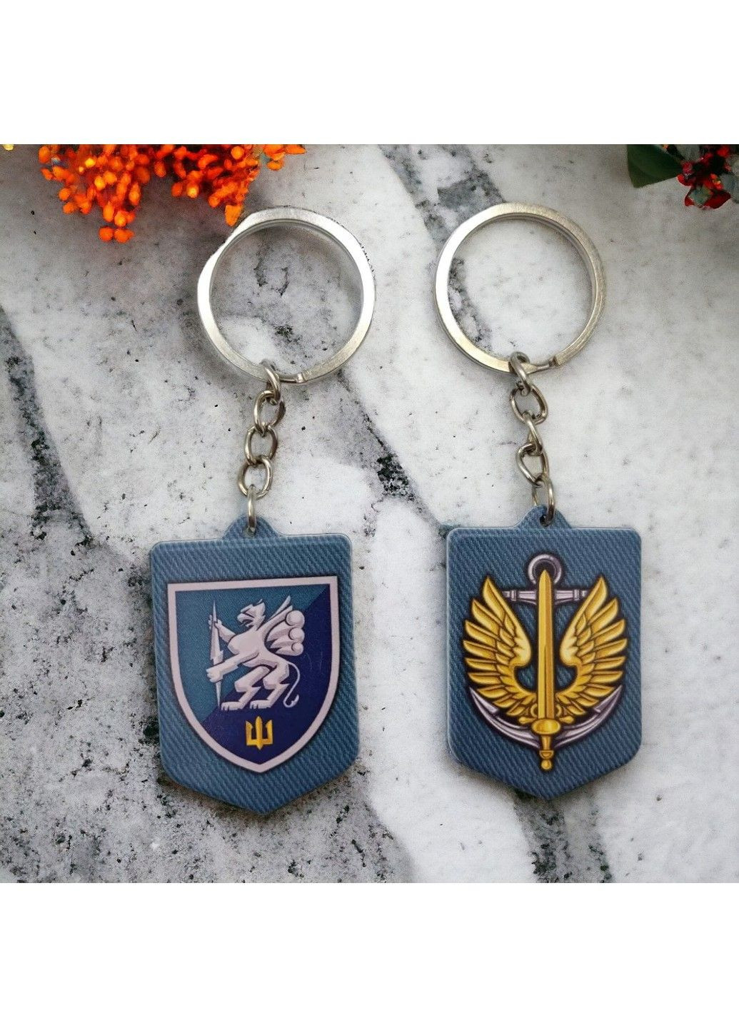 Брелок гумовий 501 окремий батальйон морської піхоти No Brand (294613276)