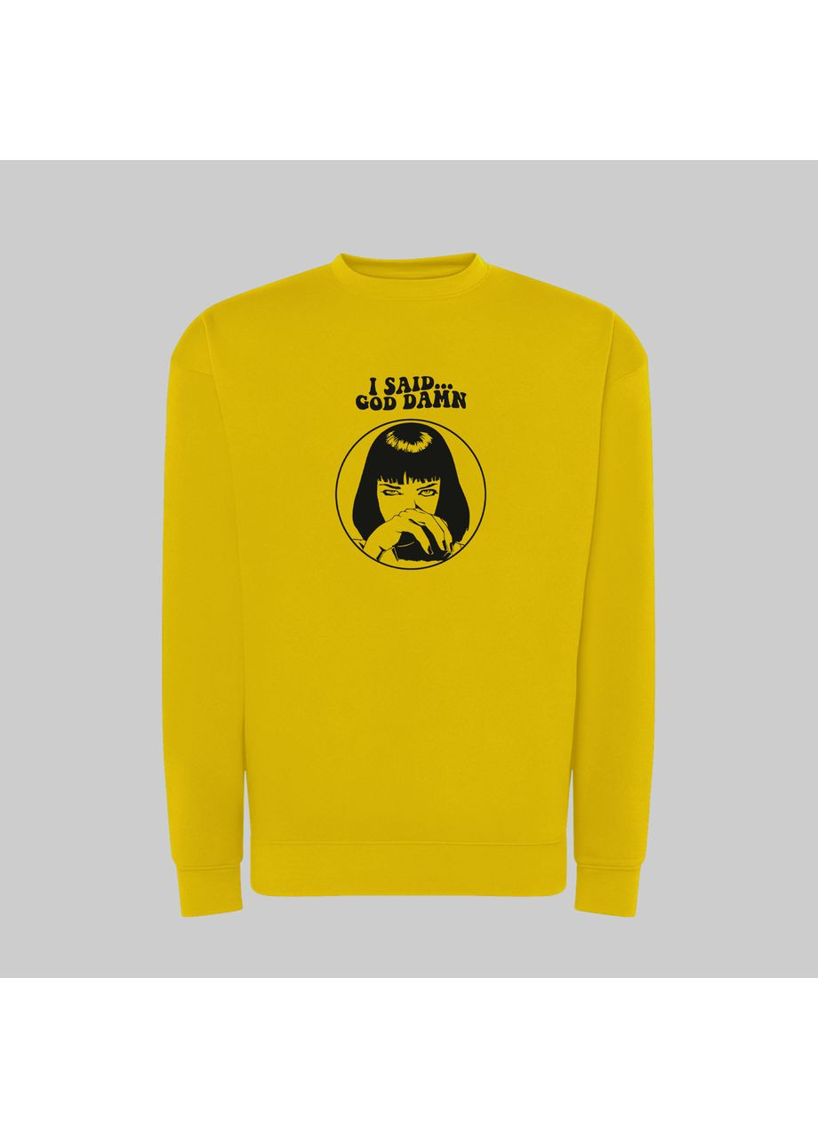 Світшот з принтом "I said... god damn". Pulp Fiction (10597507721) ТiШОТКА (365436058)