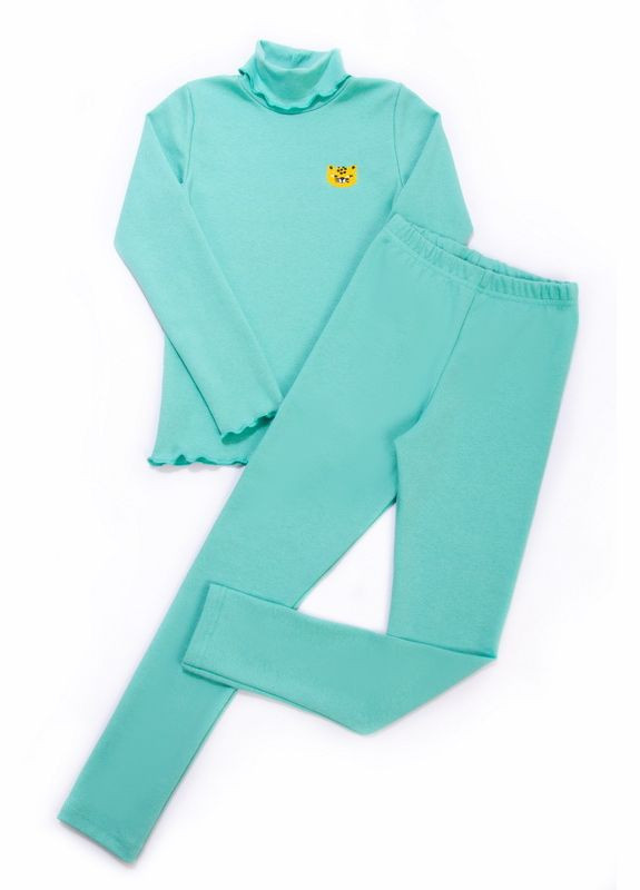 М'ятний демісезонний комплект для дівчаток 04-2174-69в 104 см Авекстекс