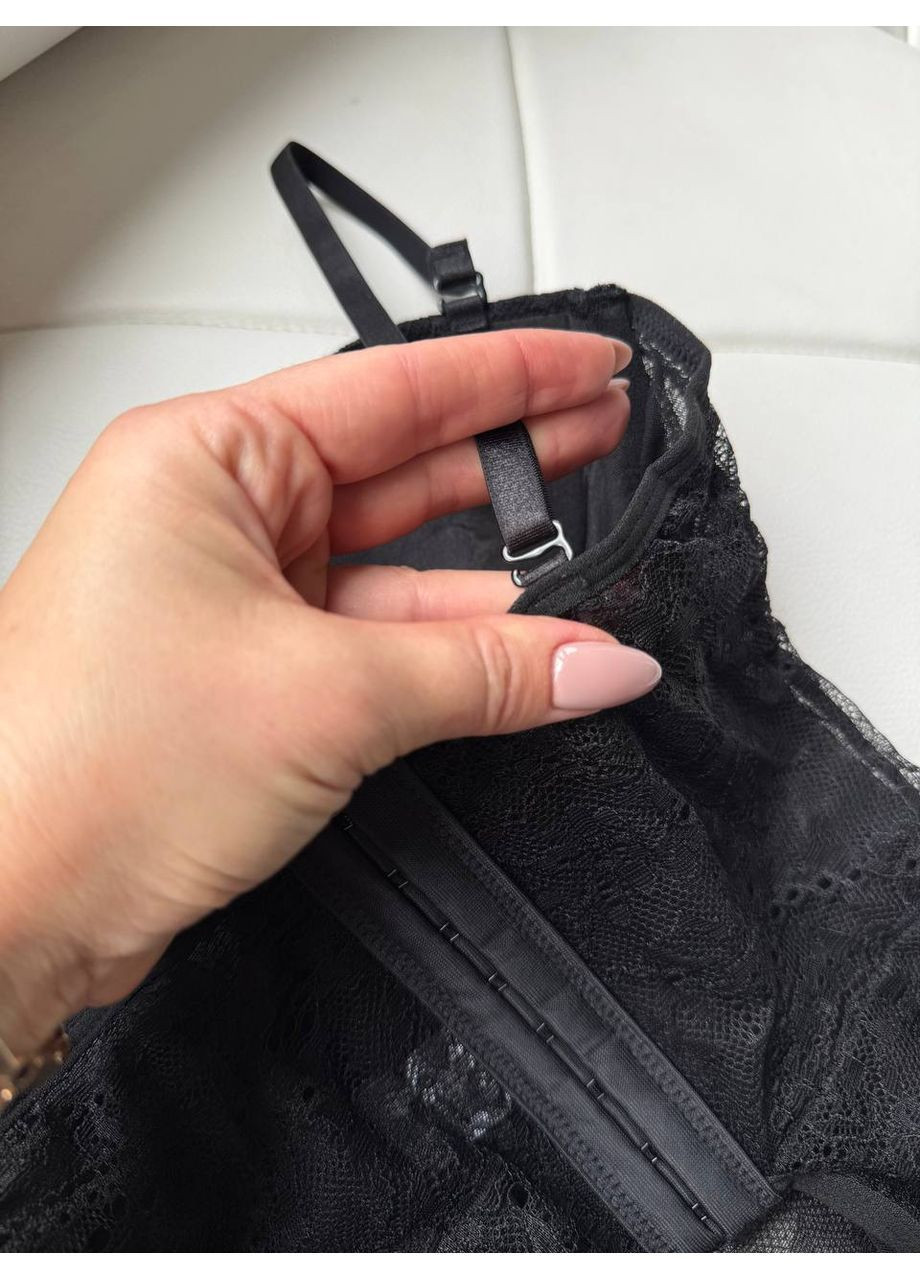 Розкішний довгий пеньюар з мережива Vakko (363621400)