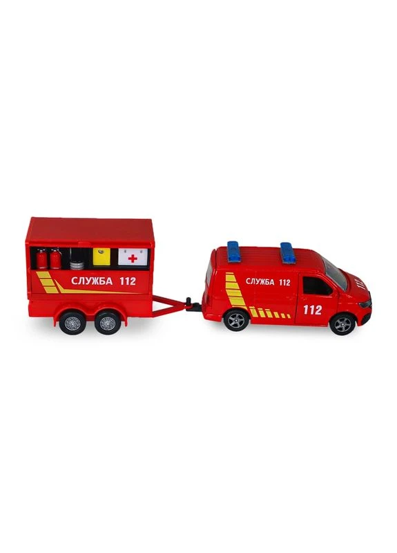 Игровой набор - VOLKSWAGEN СЛУЖБА 112 (с прицепом) TechnoDrive (377265744)