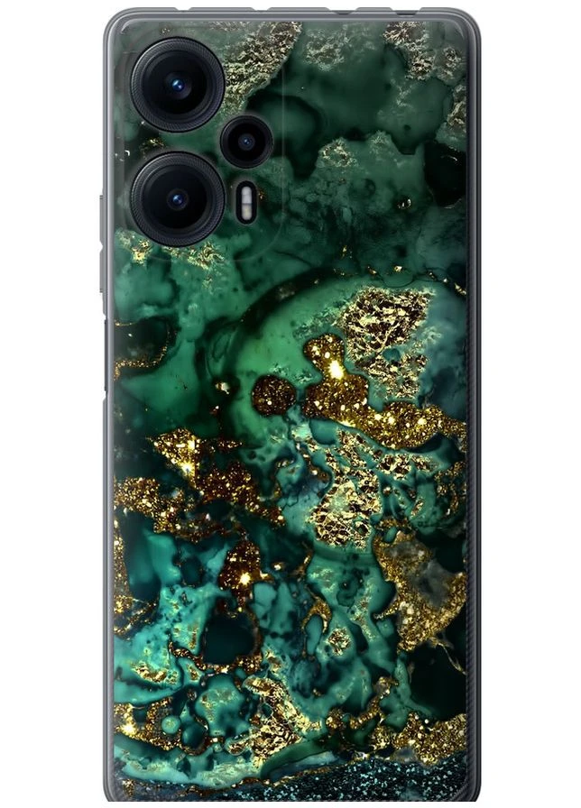 Силіконовий чохол 'Мармур золото багатство' для Endorphone Xiaomi Poco F5 (276313571)