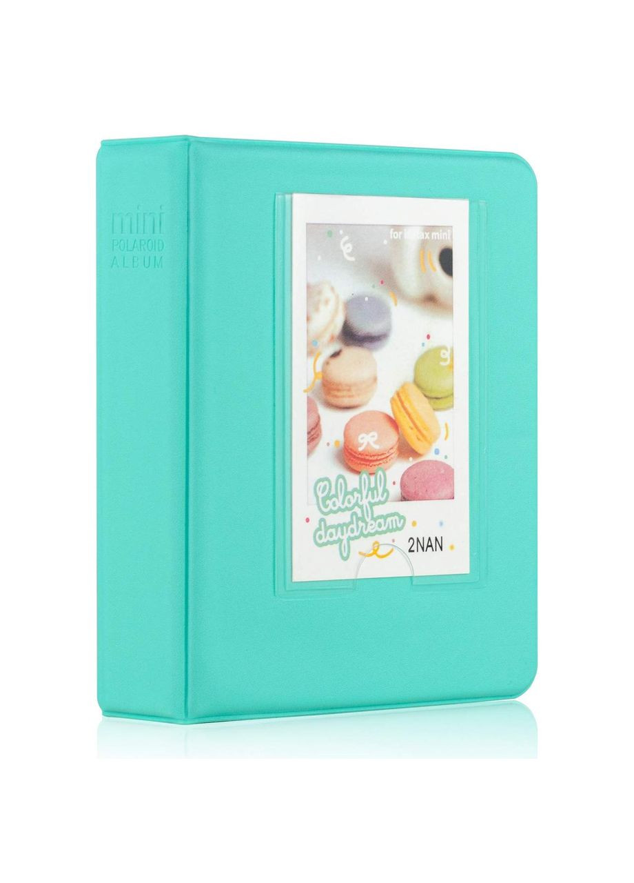 Фотоальбом для Instax Mini 12/11/40/70/90/99/EVO/Link/Liplay Polaroid 300/Z2300 бирюзовый Fujifilm (361784802)