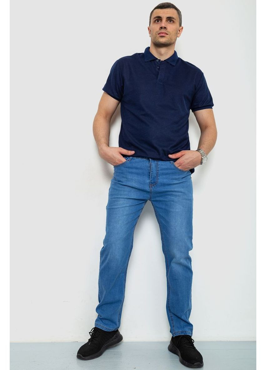 Синие демисезонные прямые джинсы мужские, 244r8163 Ager
