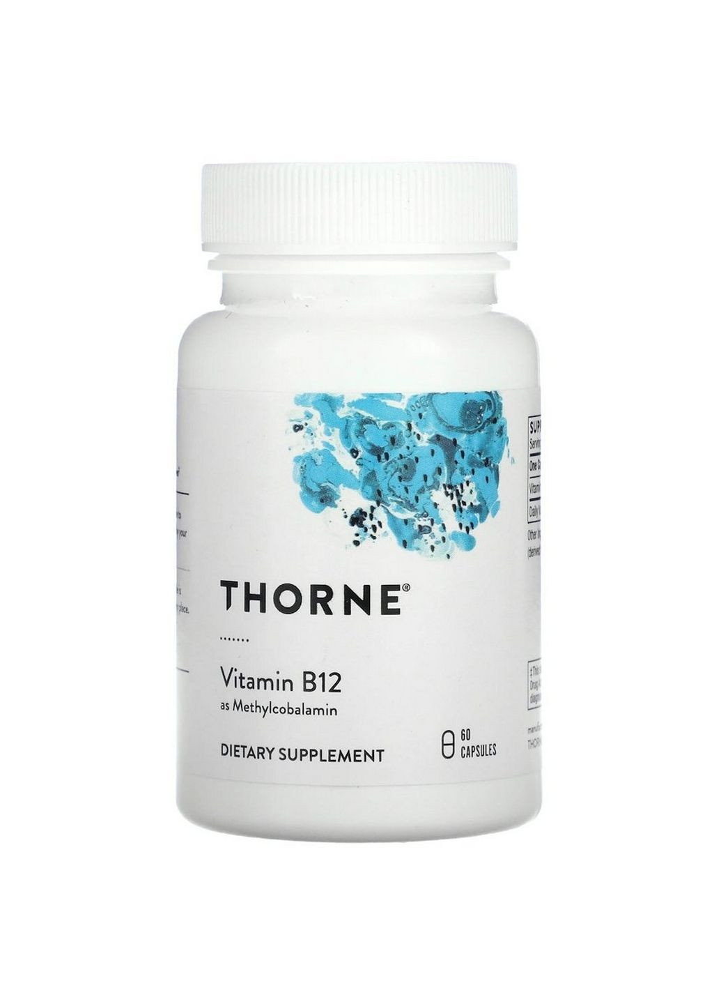 Вітаміни та мінерали Methylcobalamin, 60 вегакапсул Thorne Research (296260071)