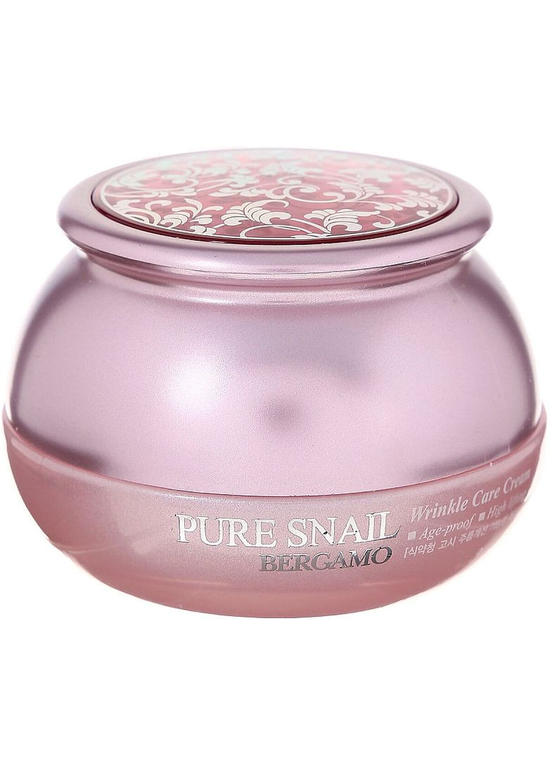 Bergamo Антивозрастной крем для лица Pure Snail Wrinkle Care Cream 50ml (2-862587) — Крем, (369794875)