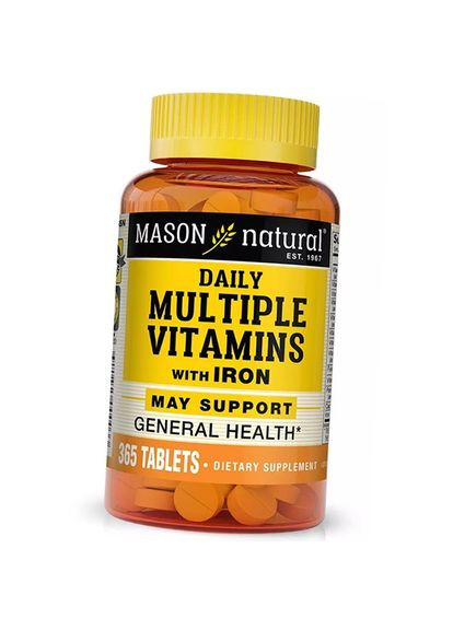 Daily Multiple Vitamins With Iron 365таб (36529052) Mason Natural (293254779)
