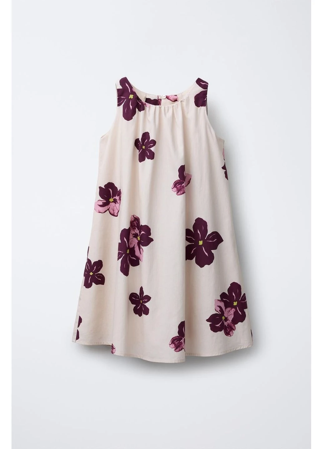 Бежевое летнее платье для девочки бежевое 6280321610 Zara (380442965)