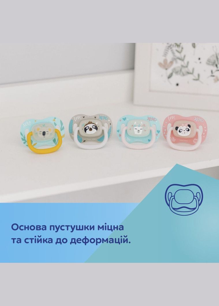Силиконовая симметричная пустышка Exotic Лама, голубой с розовым, 6-18 мес. () Canpol Babies 34/921_lama (328395309)