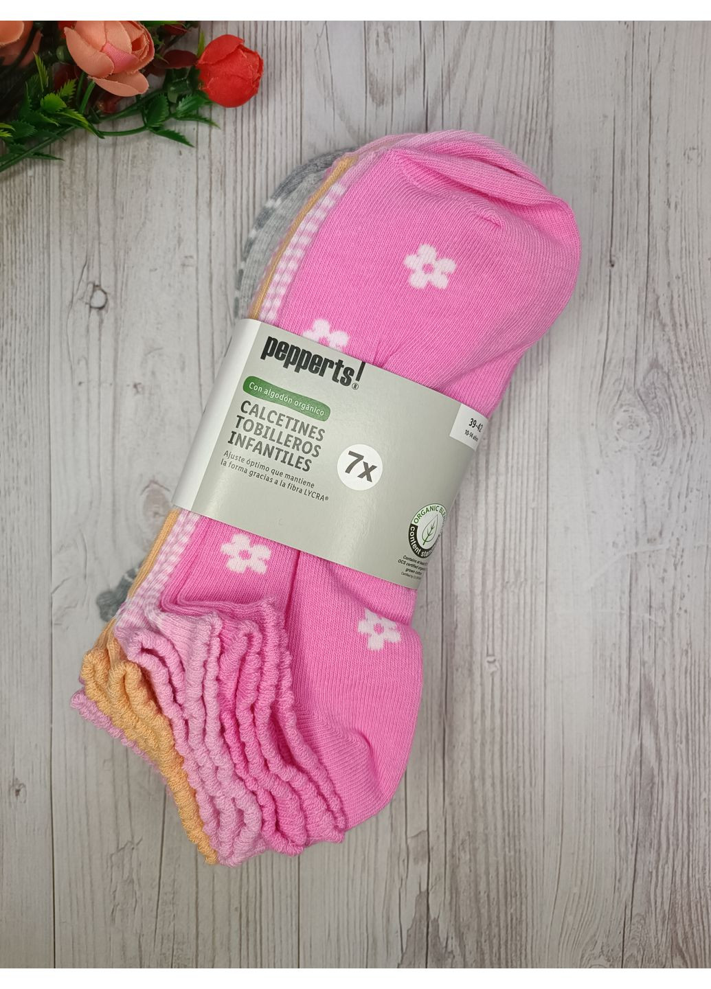 Комбіновані шкарпетки (носки) для дівчинки набір 7 шт Pepperts (365558303)