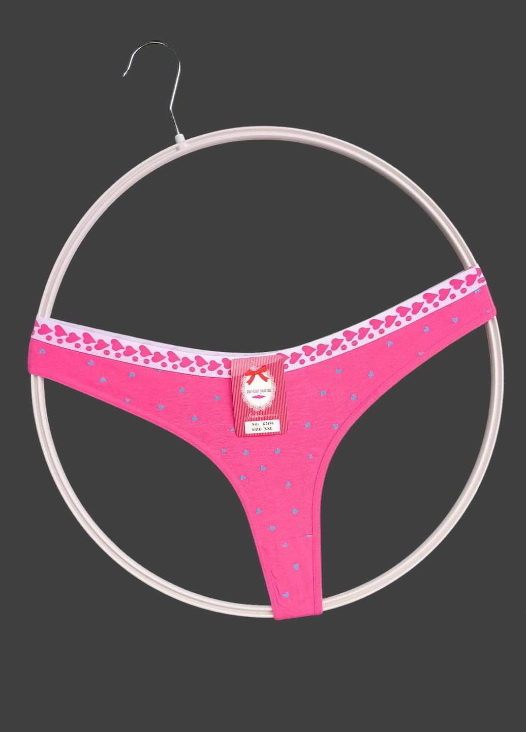 Хлопковые трусы стринги No Brand (325878588)