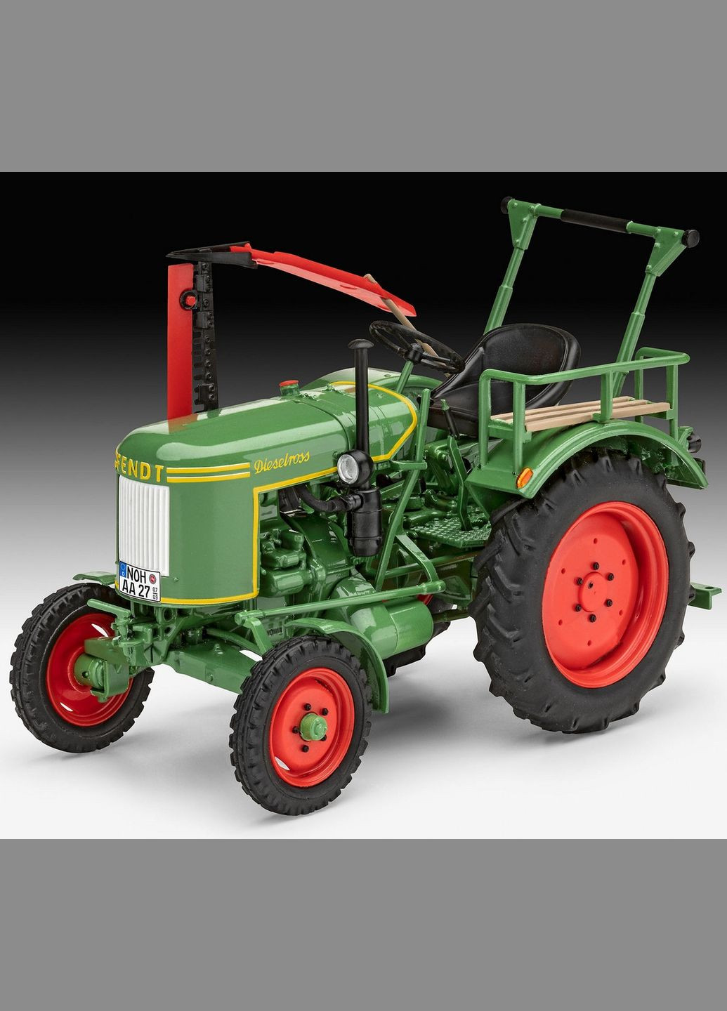 Сборная модель Трактор Fendt F20 "Dieselro?" уровень 2 масштаб 1:24 (RVL67822) Revell _67822 (315402974)