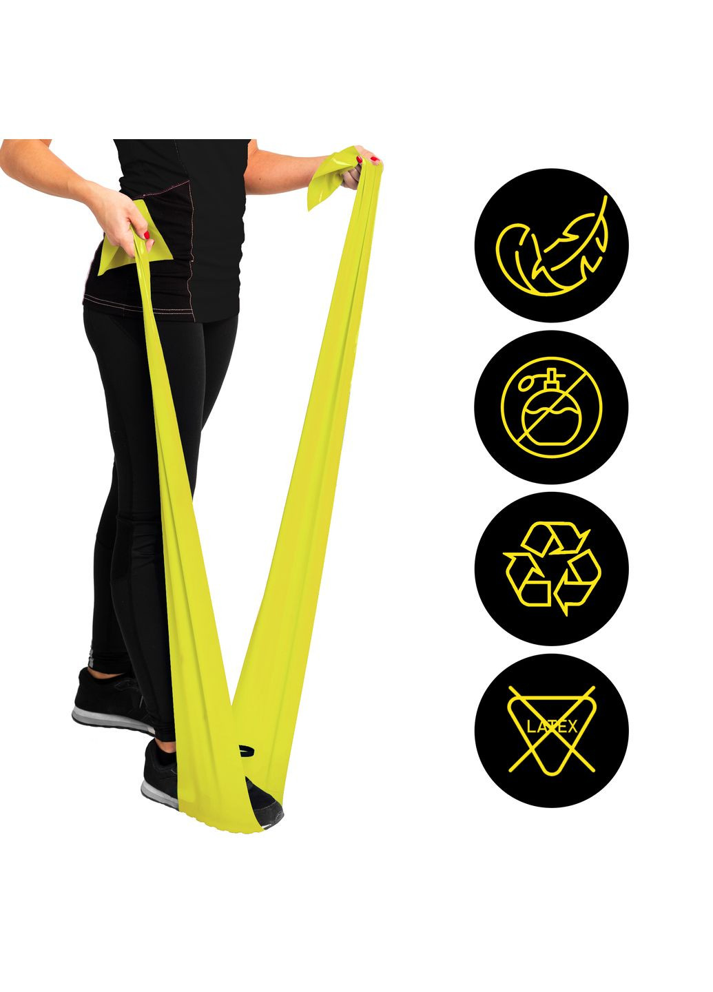 Стрічка-еспандер Flat Band 200 х 15 см для спорту та реабілітації 7 кг Cornix XR-0083 (275334141)