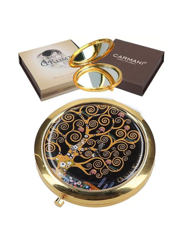 Кишенькове косметичне дзеркальце Г.Клімт Дерево життя (181-1020) Carmani (346286714)