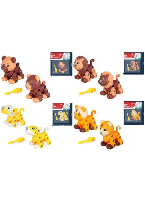 Конструктор на шурупах, животное, отвертка, 4 вида 330-1-2-3 Metr+ (326740897)