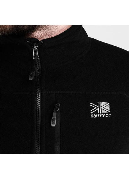 Флисовая кофта Fleece Jacket Mens Black Karrimor (366439705)
