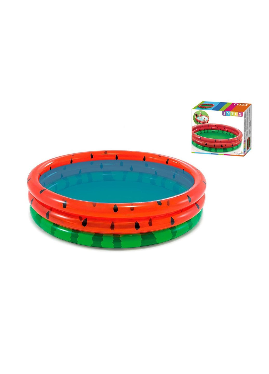 Дитячий надувний басейн - «Кавун» колір різнокольоровий ЦБ-00122608 Intex (289977723)