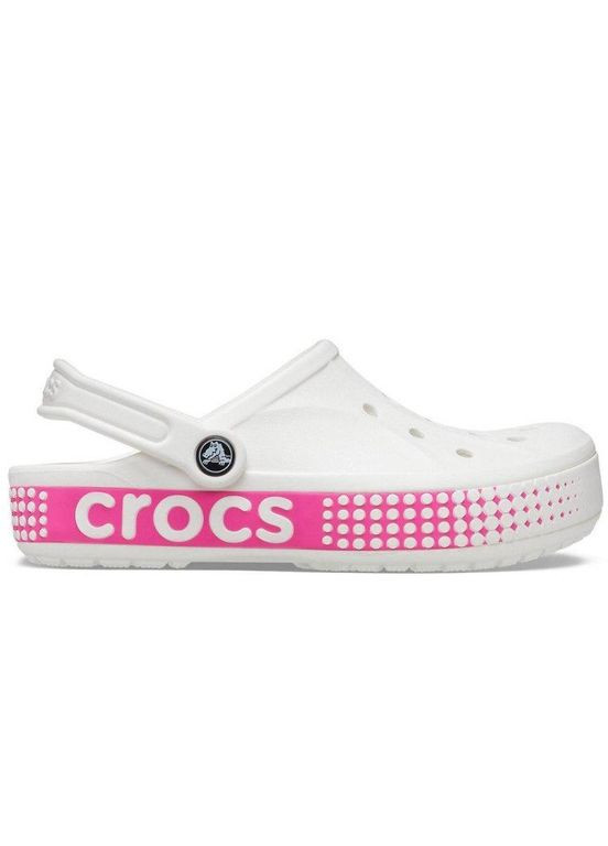 Белые сабо bayaband logo motion clog white 205089-w Crocs