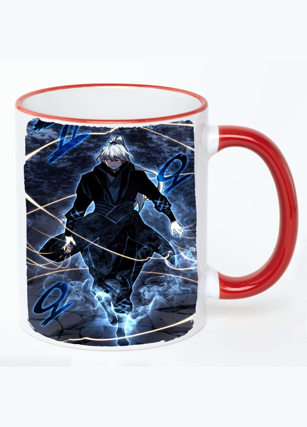 Чашка Король Аніме #003 (кухоль, кухоль) Біла з Червоною ручкою 330 мл No Brand (322716128)