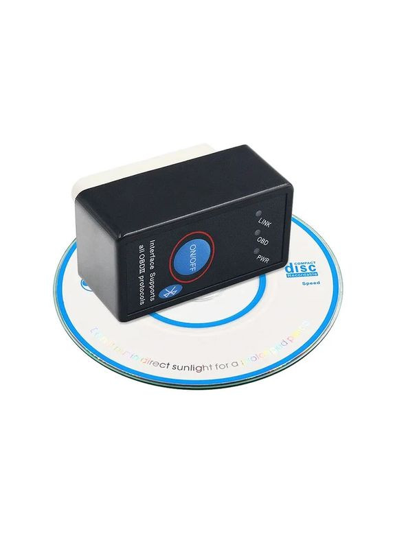 Диагностический автосканер ELM327 v1.5 Bluetooth PIC18F25K80 2 платы OBD-2 Полная версия с кнопкой ON/OFF ELM (350947312)