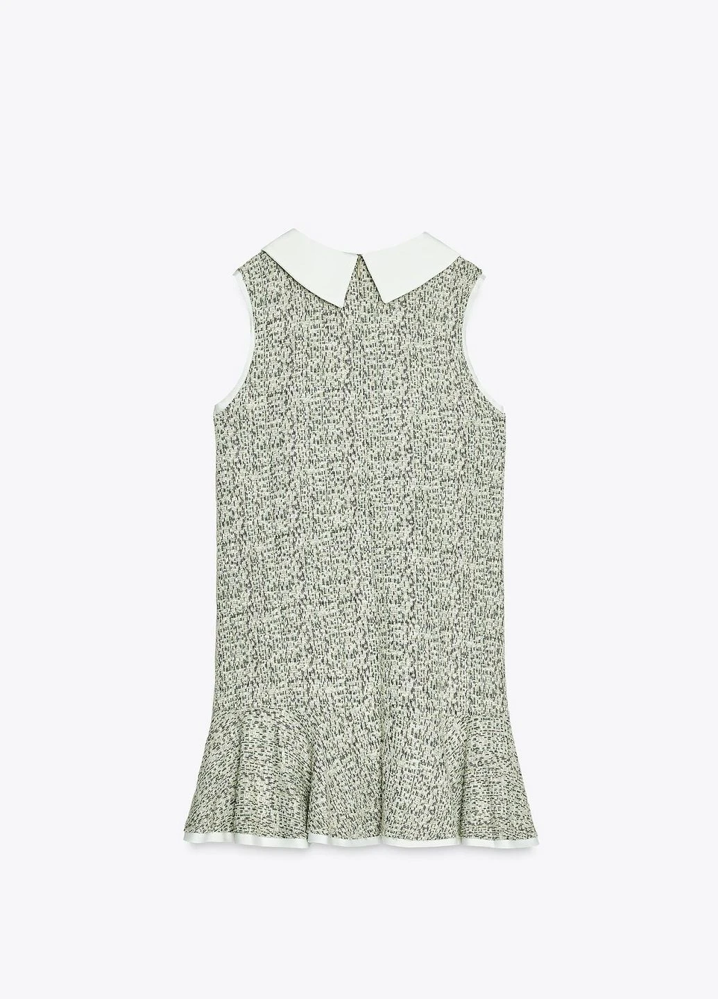 Зеленое праздничный платье Zara меланжевое