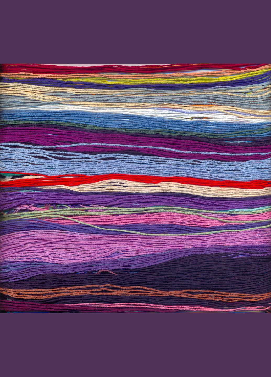 Набор для вышивания по нанесённой на канву схеме "The butterfly girl". AIDA 14CT printed 47*46 см Joy Sunday (313613691)