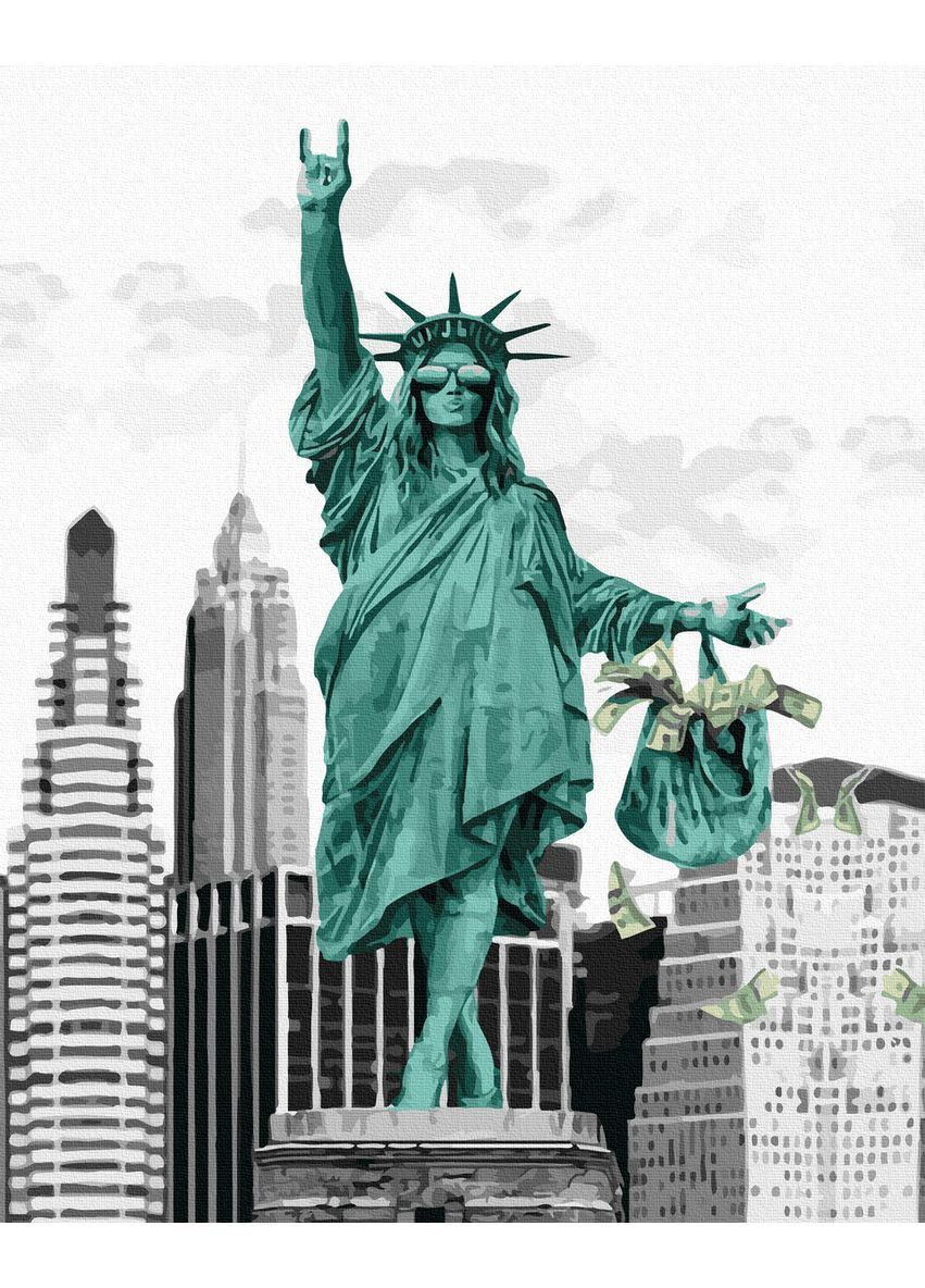 Картина по номерам "Рок-н-ролл в Нью-Йорке" GX40229 40х50 | PICua No Brand (365039353)