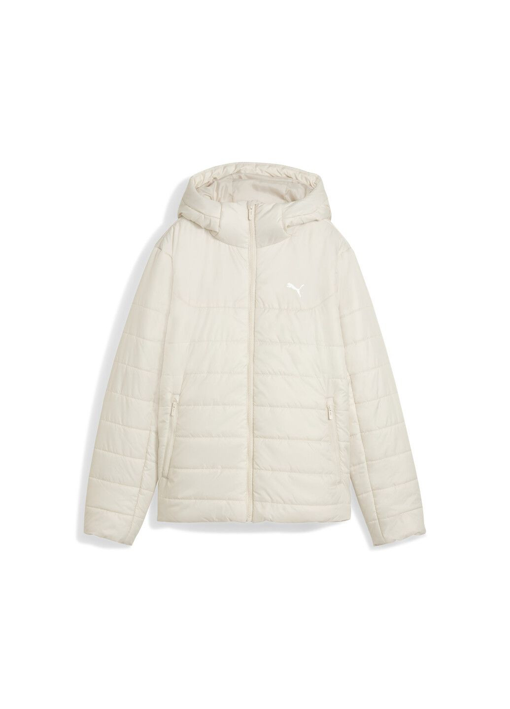 Біла демісезонна куртка essentials hooded padded jacket women Puma