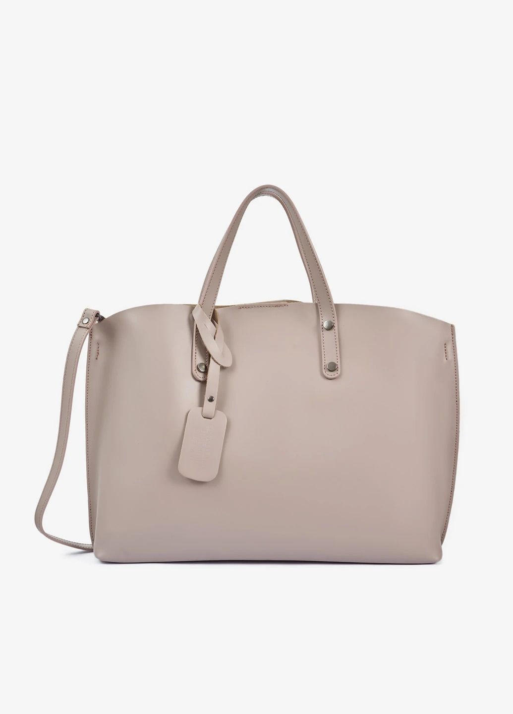 Женская сумка из натуральной кожи Tote Пудра 2094 Virginia Conti (373296873)