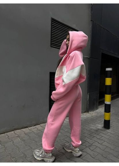 Женский теплый костюм, тринитка на флисе, размер (арт. 772EB) No Brand (364489335)