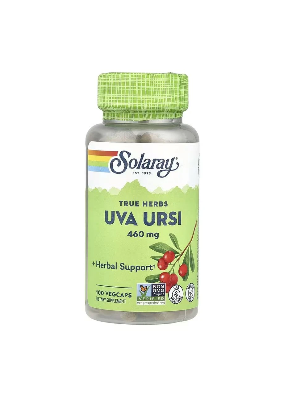 Uva Ursi 460mg - 100 vcaps Solaray (392265753)