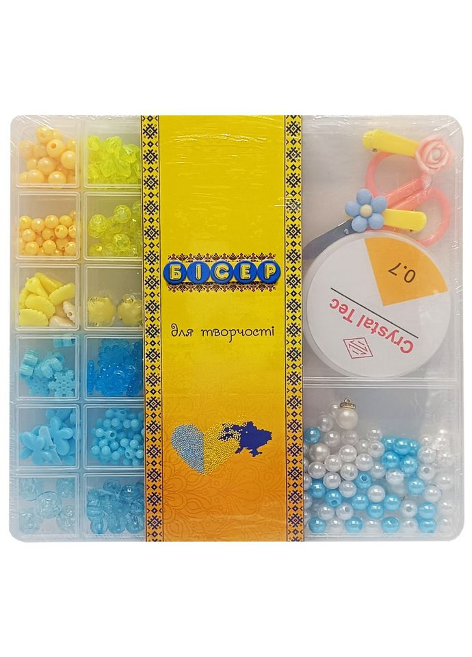 Набір бісеру для виготовлення креативних аксесуарів PL-15/01/05 намистини, бісер, підвіски Bambi (303834585)
