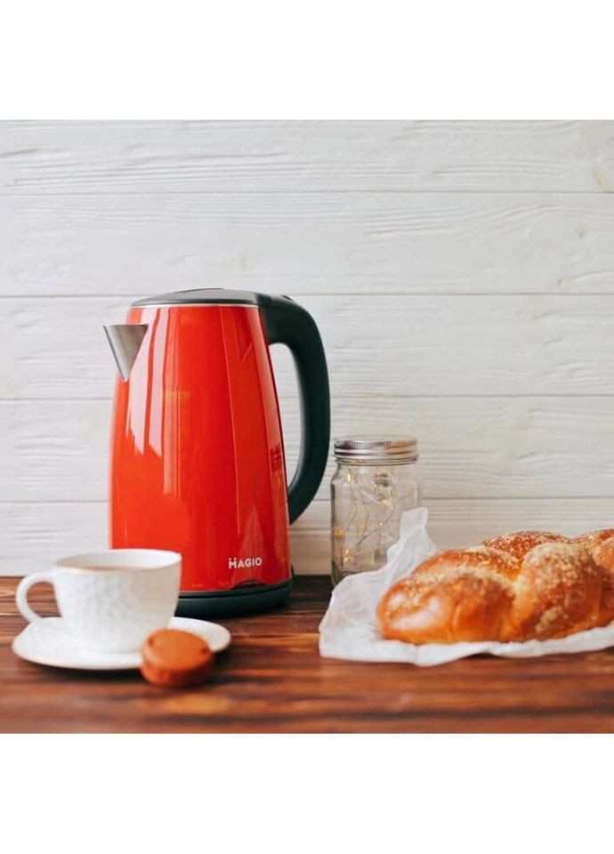 Электрочайник-термос красный Magio МG-977 No Brand (335883349)