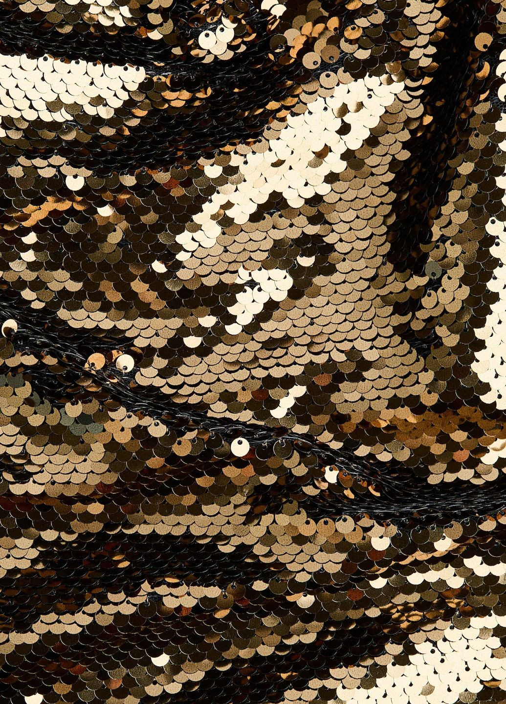 Бронзова сукня H&M однотонна