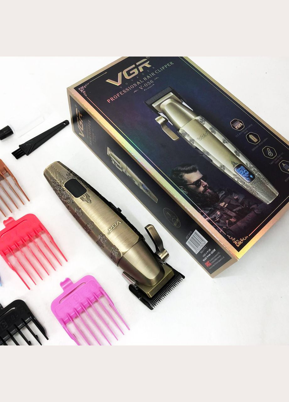 Акумуляторна машинка для стрижки V-036 VGR (364665516)