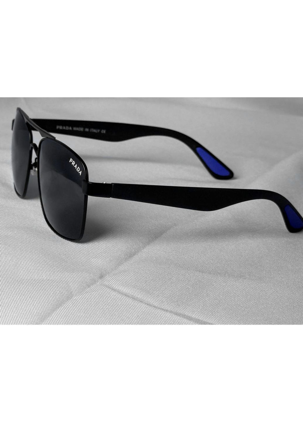 Стильные мужские очки в черном цвете с логотипом. No Brand (367582898)