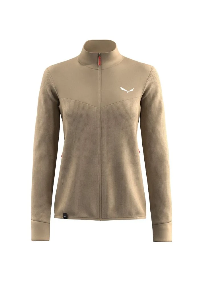 Флис alewa Puez Waffle Hyb PL Wmn Бежевый Salewa (382889892)