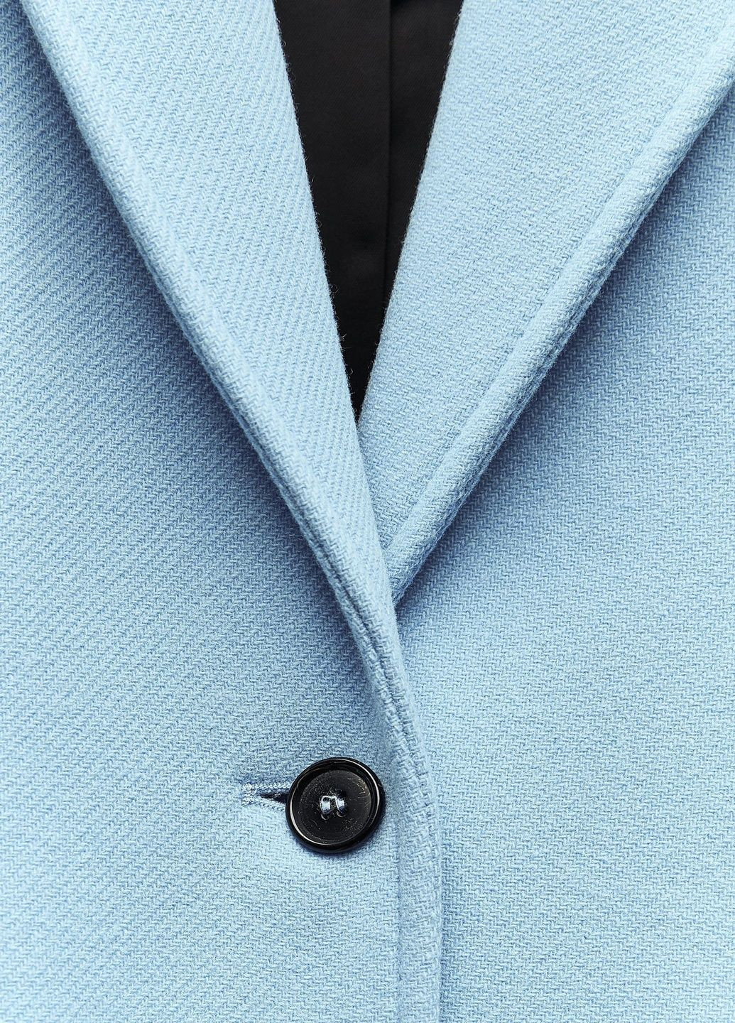 Голубое демисезонное Пальто Zara