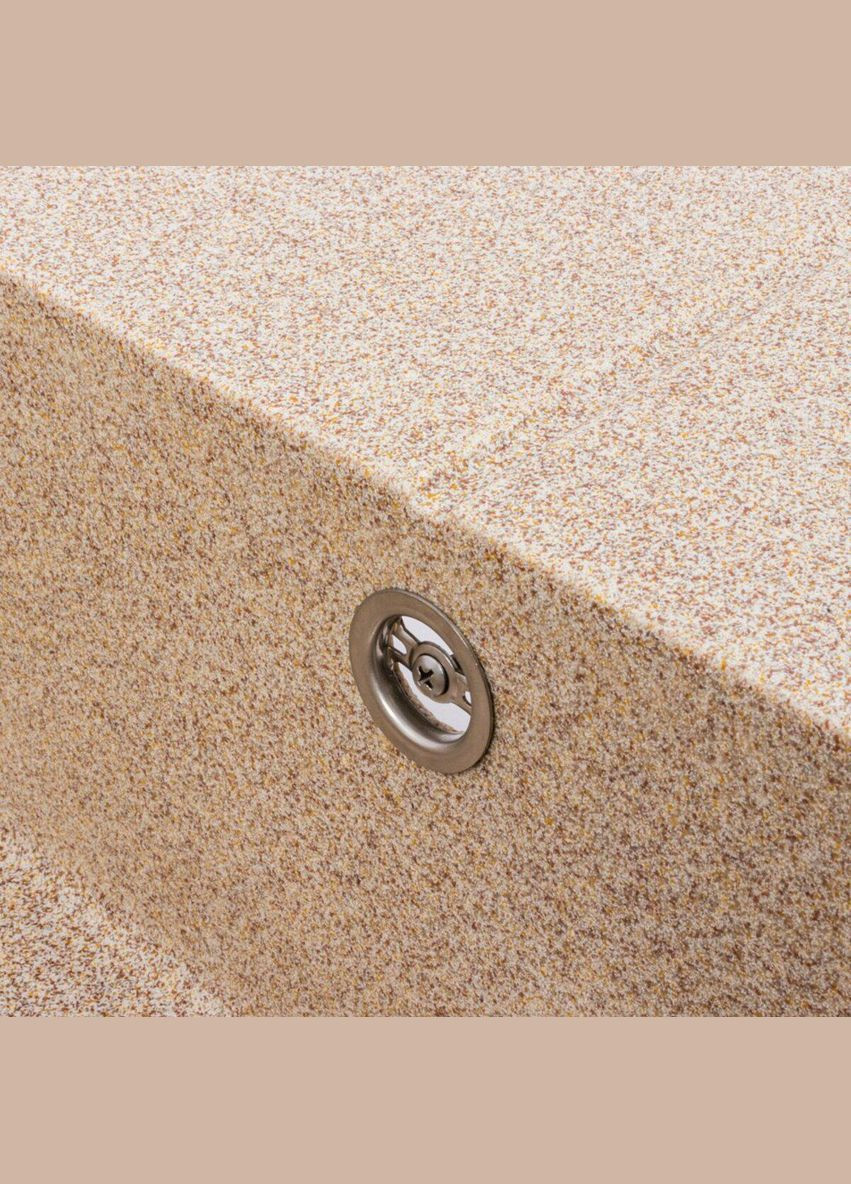 Гранитная матовая мойка MAGNUM 7950 карамель Valeso (342070408)