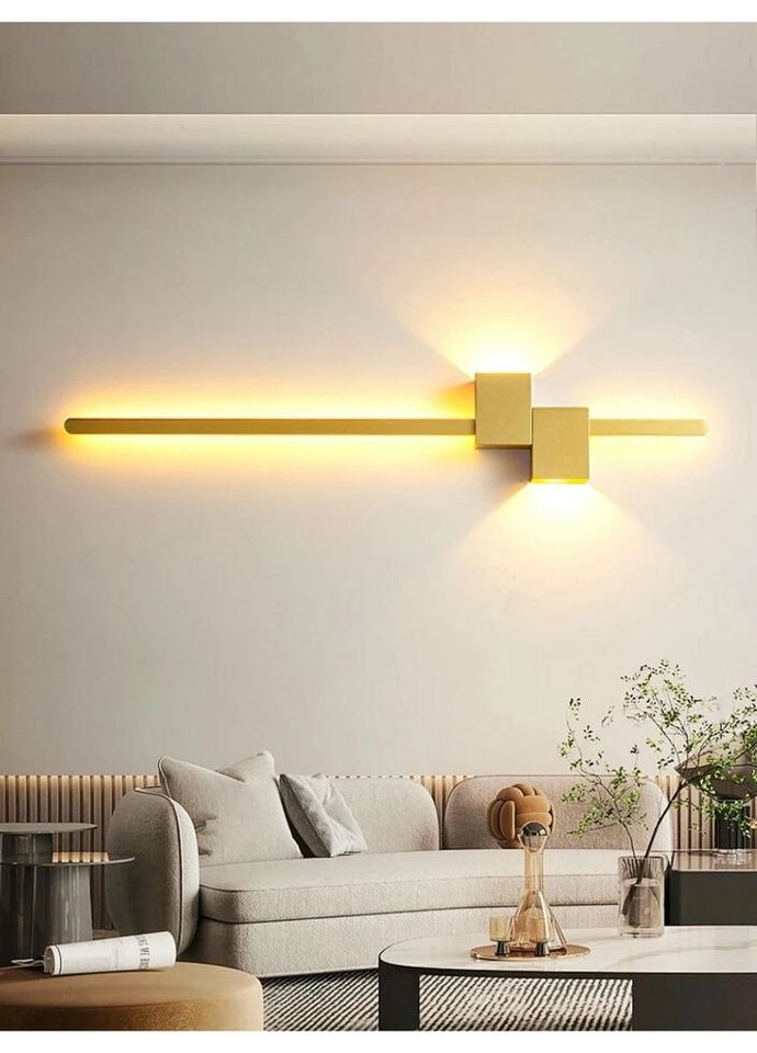 Бра LED 27529 Латунь 6х15х100 см. Sunnysky (324413589)