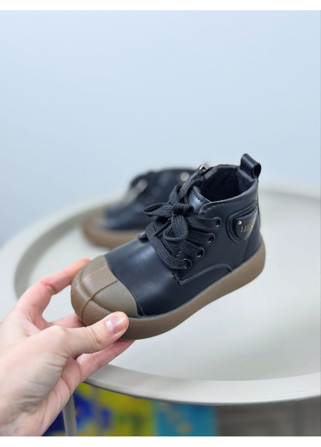 Черевики осінні дитячі чорні 1647 No Brand (367581232)