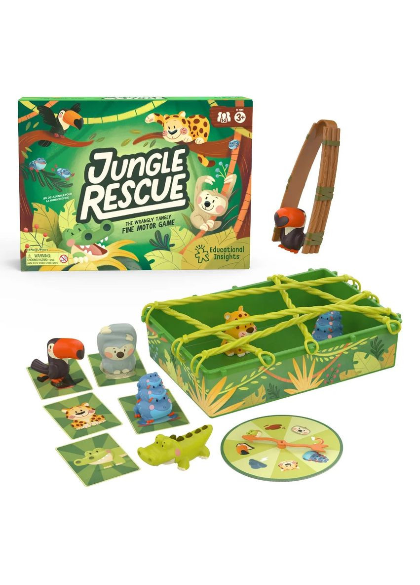 Настільна гра «Порятунок у джунглях», Jungle Rescue Toddler Board Game Educational Insights (338425968)