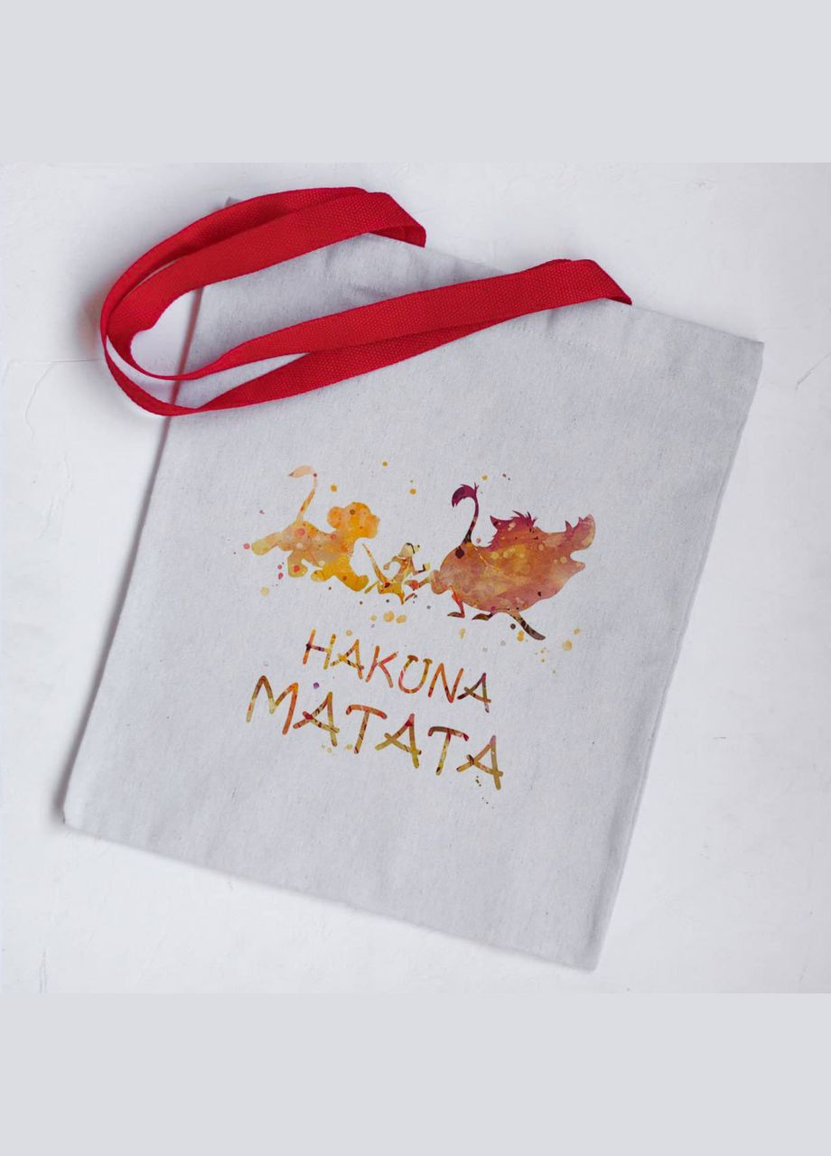 Эко сумка шоппер hakuna matata No Brand (292312690)
