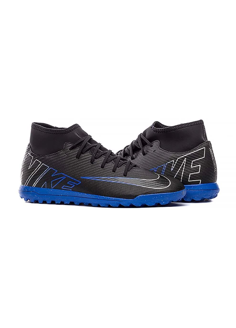 Черные мужские бутсы superfly 9 club tf черный Nike