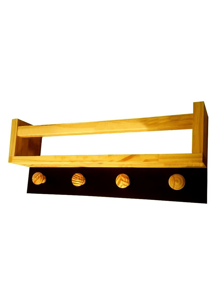 Вешалка для сумок из дерева Комуналь карри-венге (ВСУ-00240312) No Brand (327867611)