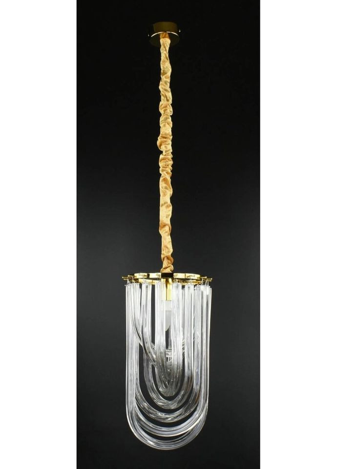 Люстра подвесная на 1 лампочку 26886 Золото 45-100х21х21 см. Sunnysky (324395715)