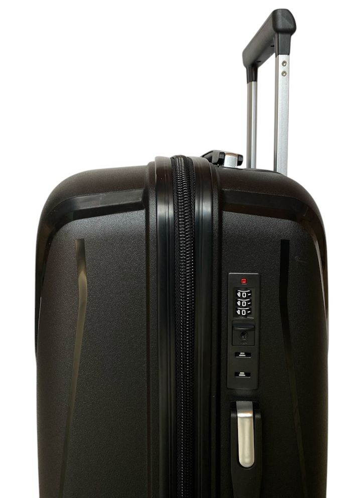 Чемодан малый под ручную кладь S Madisson 51103 полипропилен Черный Snowball (328389016)