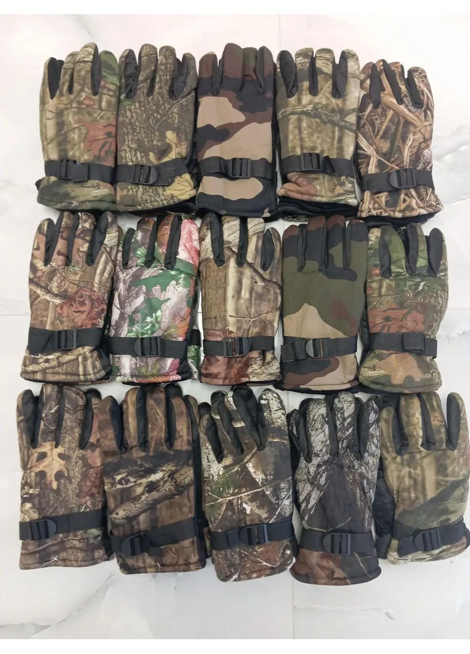 Перчатки мужские зимние для рыбалки и охоты No Brand (366890841)