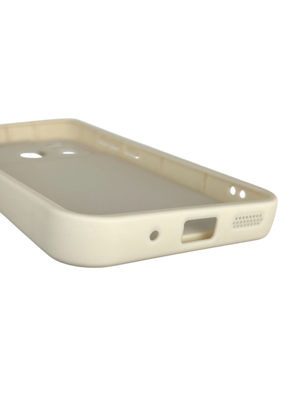 Чехол силиконовый Soft Touch для Redmi 12C молочный (Полная защита камеры) Xiaomi (366388774)